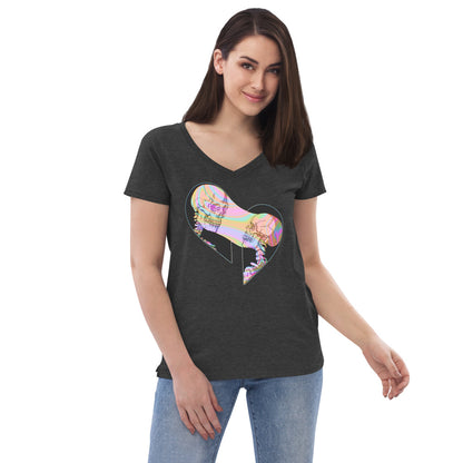 Soul Ties Recycled V-neck T-shirt