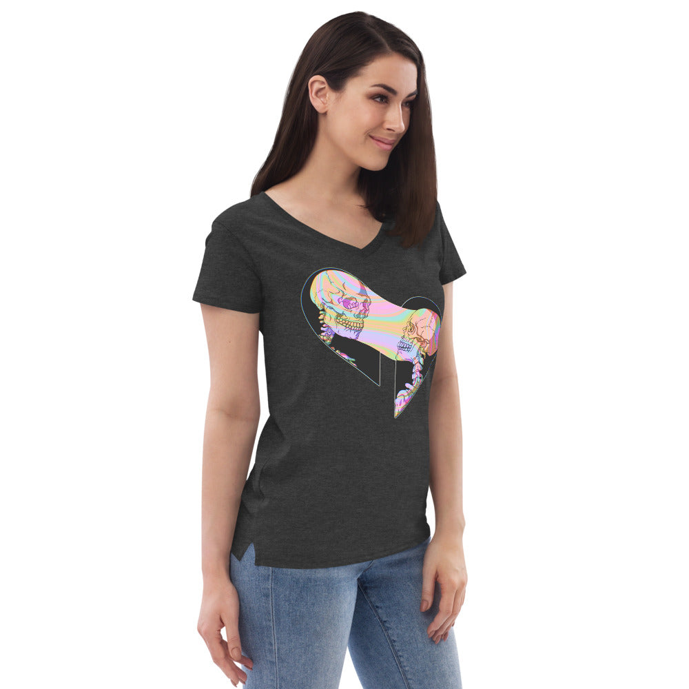 Soul Ties Recycled V-neck T-shirt