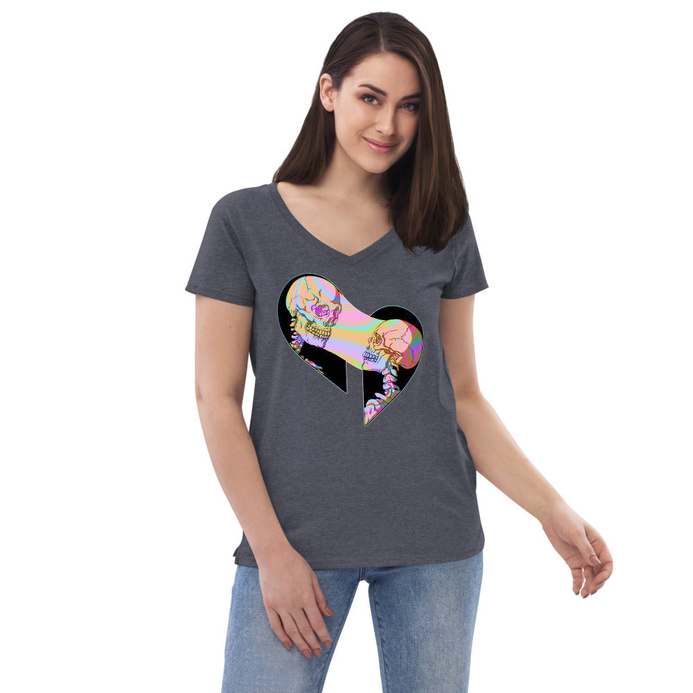 Soul Ties Recycled V-neck T-shirt