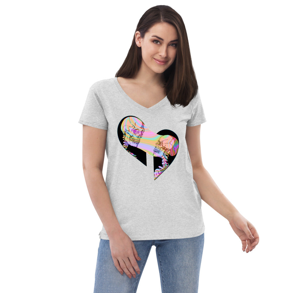 Soul Ties Recycled V-neck T-shirt