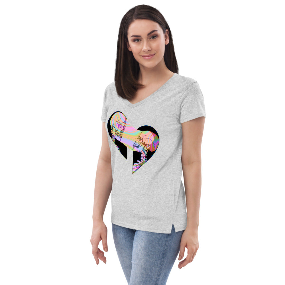 Soul Ties Recycled V-neck T-shirt